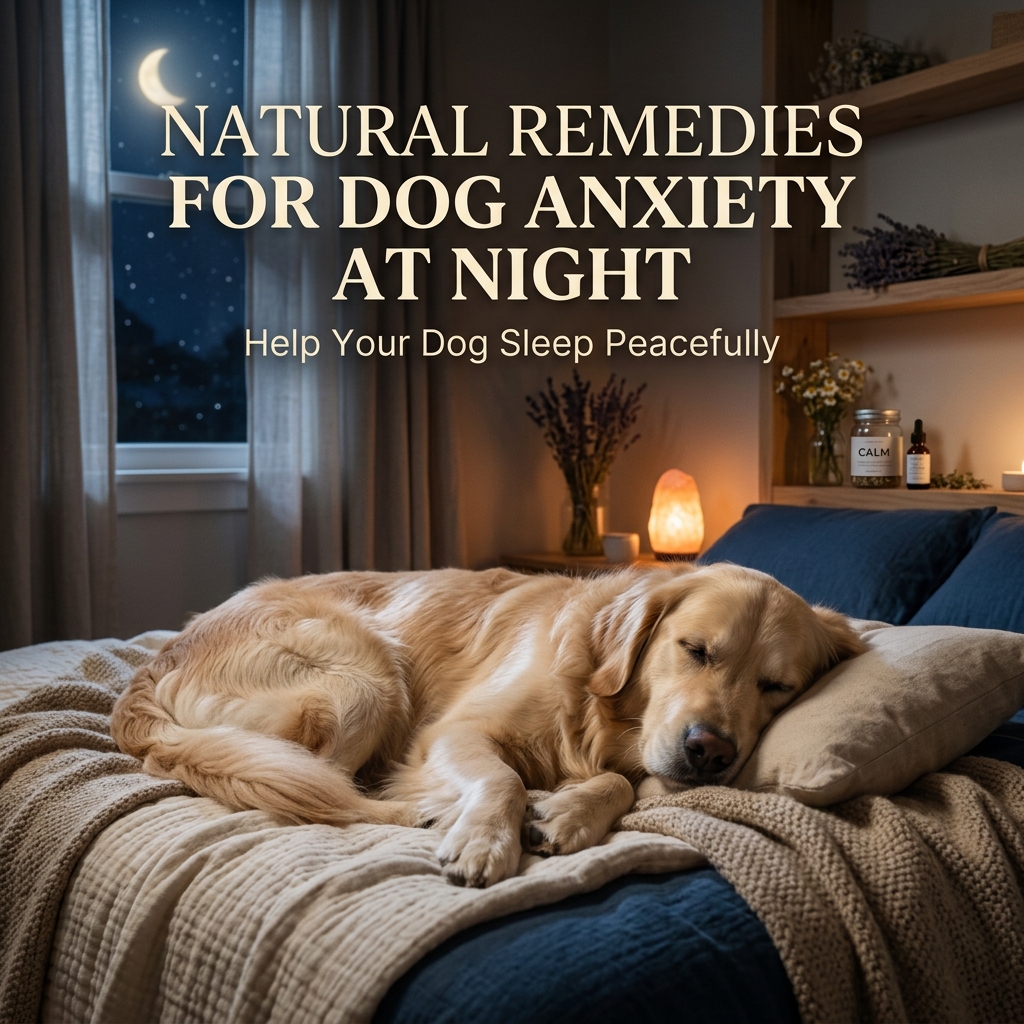 Natural Remedies for Dog Anxiety at Night: Help Your Dog Sleep Peacefully